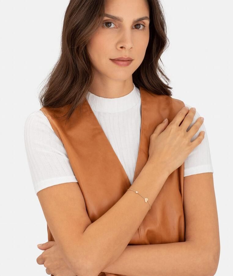 Liebeskind Berlin Armband Sieraad cadeau roestvrijstalen armband hart LJ-0509-B-20 LJ-0510-B-20