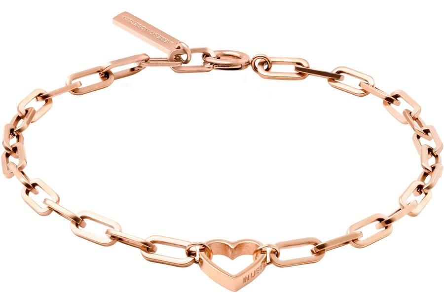 Liebeskind Berlin Edelstalen armband LJ-0345-B-20 hart met zirkoon (synthetisch) - Foto 4