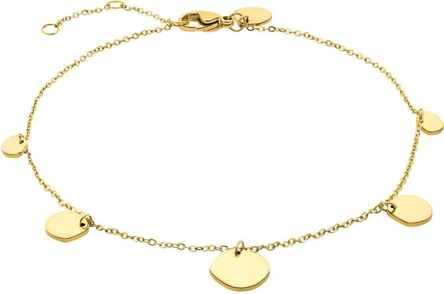 Liebeskind Berlin Enkelkettinkje Sieraden cadeau roestvrijstalen lichaamssieraad The Organic Treasure - Foto 2