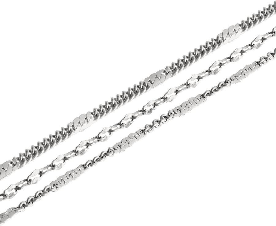 Liebeskind Berlin Enkelkettinkje Sieraden RVS Sparkling With Layer LJ-1455 LJ-1456 LJ-1457 LJ-1458 - Foto 2