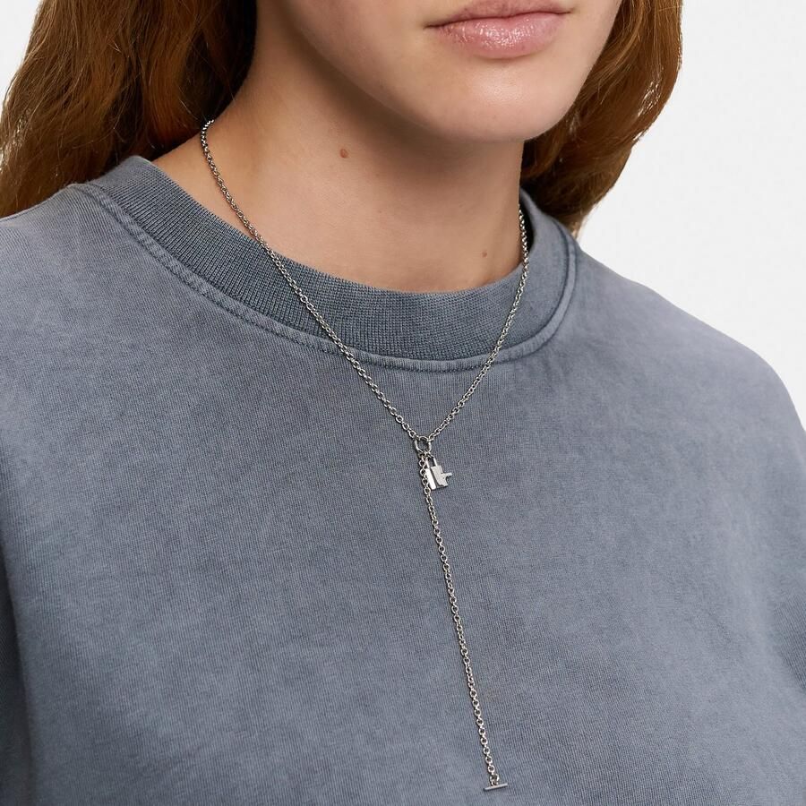 Liebeskind Berlin Ketting in Y-model Sieraden cadeau roestvrijstalen halsketting The Love Bond