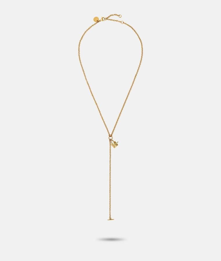 Liebeskind Berlin Ketting in Y-model Sieraden cadeau roestvrijstalen halsketting The Love Bond - Foto 1