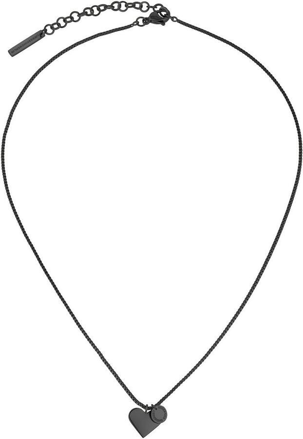 Liebeskind Berlin Ketting met hanger Schmuck Geschenk Edelstahl Halskette Herz LJ-0503-N-45 LJ-0811-N-45