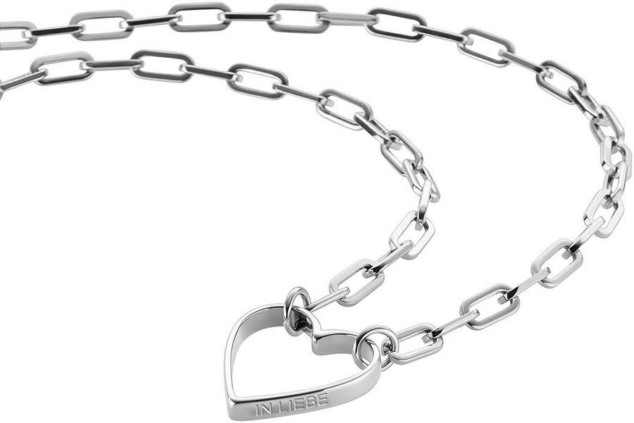 Liebeskind Berlin Ketting met hanger Schmuck Geschenk Edelstahl Halskette Herz LJ-0349-N-45 - Foto 4