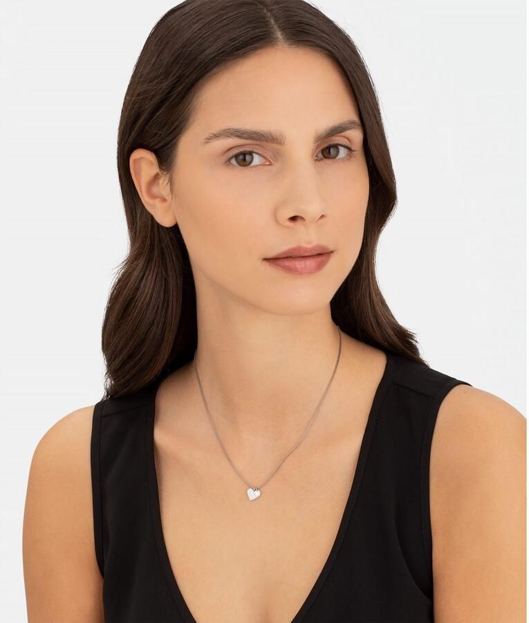 Liebeskind Berlin Ketting met hanger Schmuck Geschenk Edelstahl Halskette Herz LJ-0503-N-45 LJ-0811-N-45