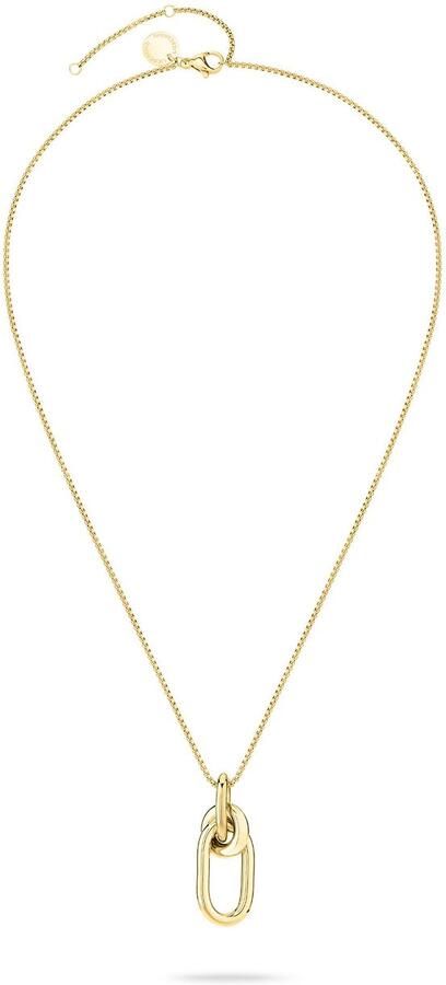 Liebeskind Berlin Ketting met hanger Sieraden cadeau roestvrijstalen halsketting Modern Knot knoop