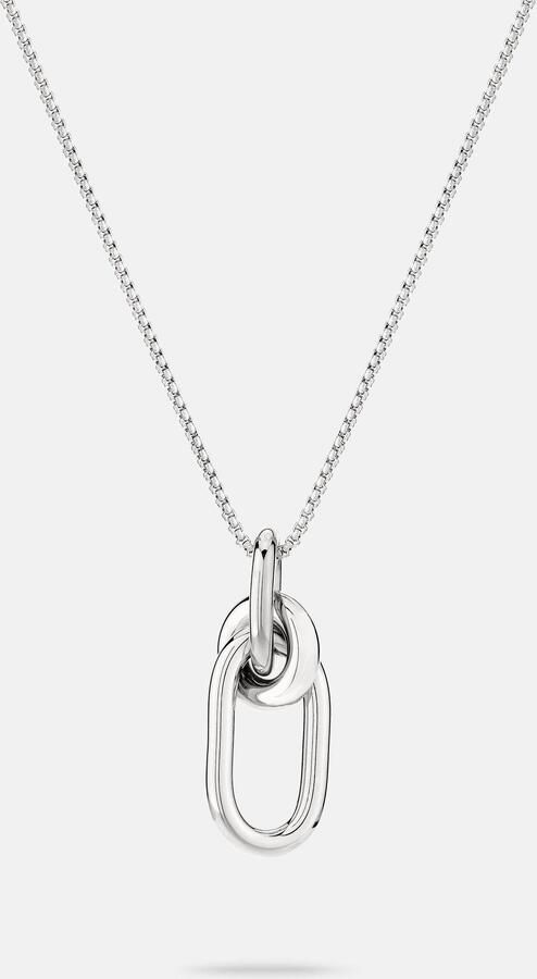 Liebeskind Berlin Ketting met hanger Sieraden cadeau roestvrijstalen halsketting Modern Knot knoop - Foto 6