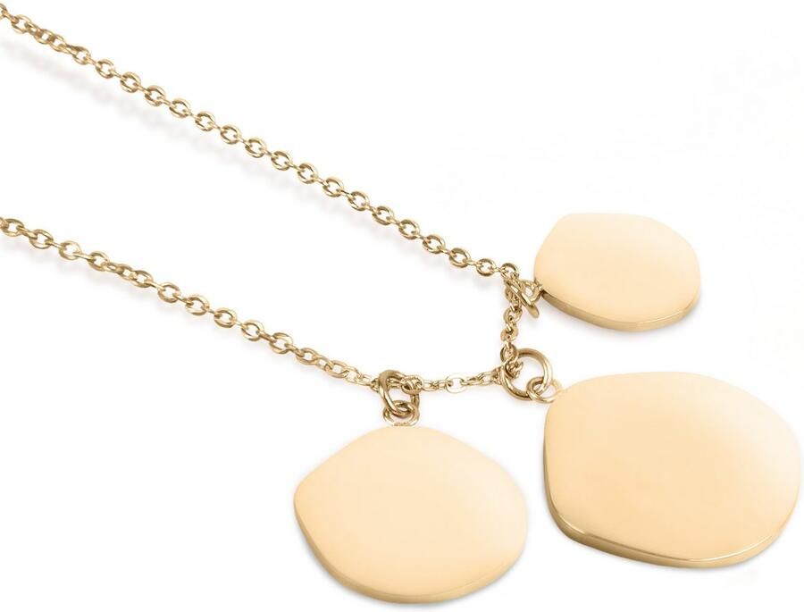 Liebeskind Berlin Ketting met hanger Sieraden cadeau roestvrijstalen halsketting The Organic Treasure - Foto 2