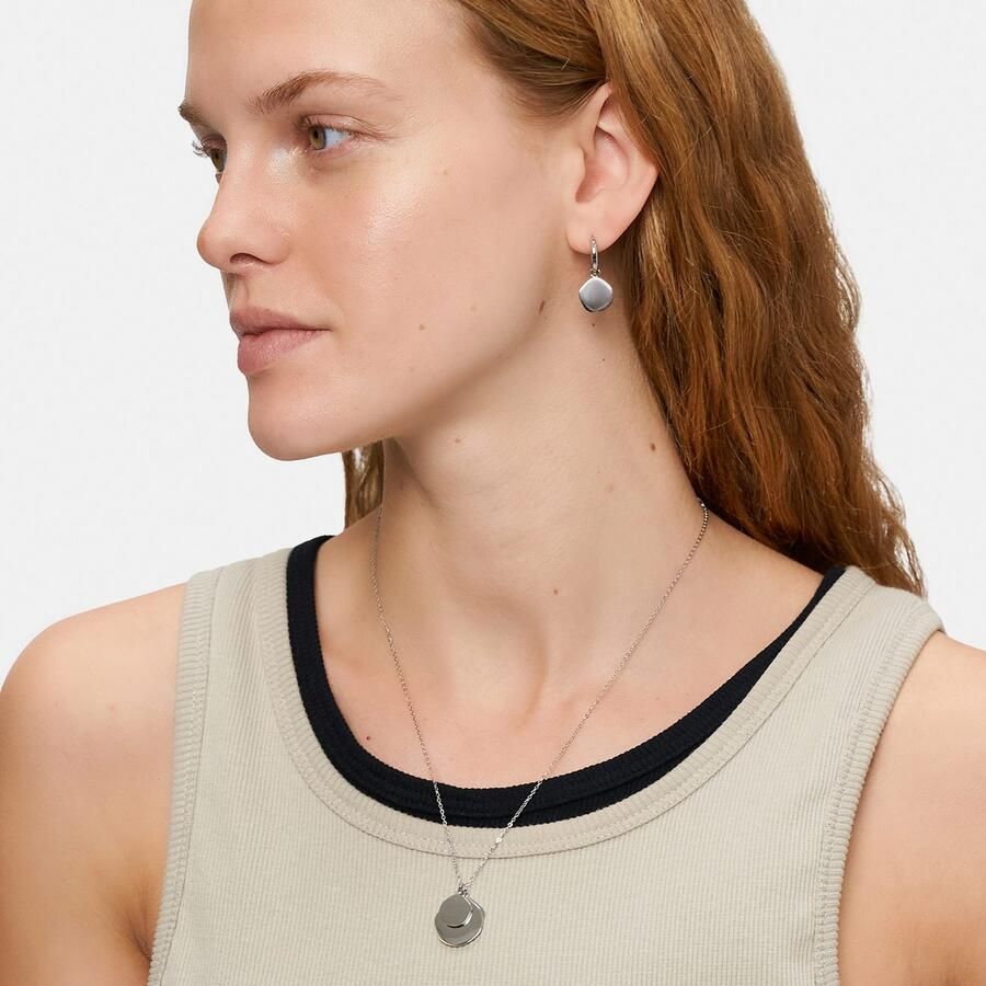 Liebeskind Berlin Ketting met hanger Sieraden cadeau roestvrijstalen halsketting The Organic Treasure