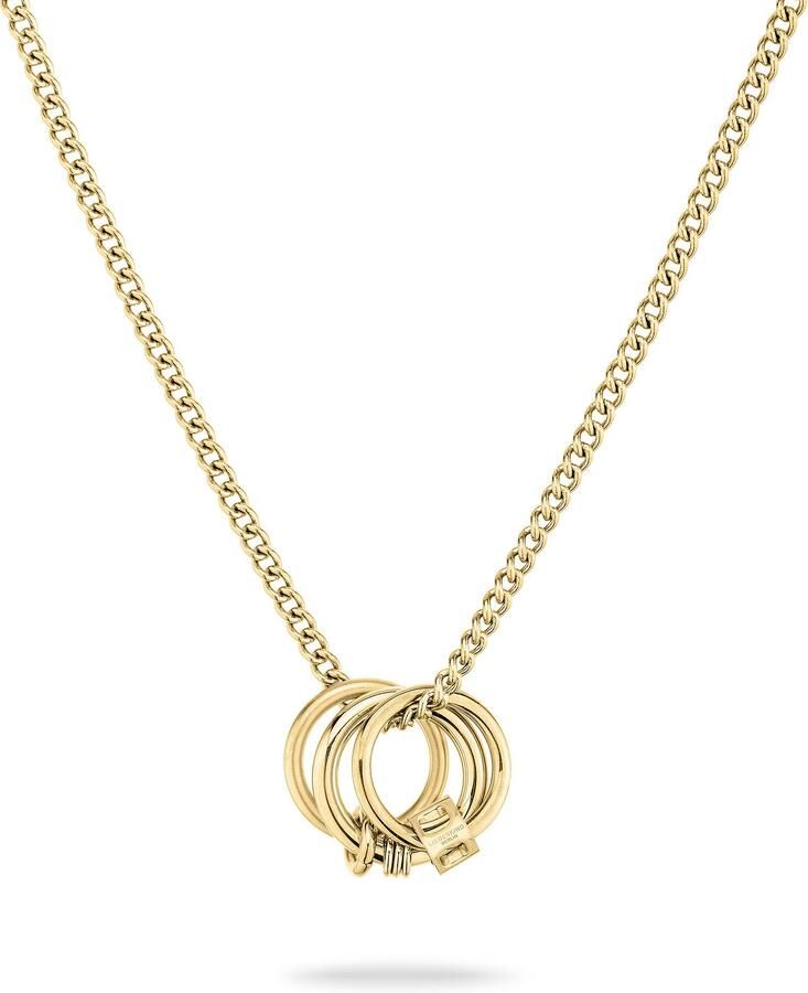 Liebeskind Berlin Ketting met hanger Sieraden cadeau roestvrijstalen halsketting The D-Link Mini - Foto 2