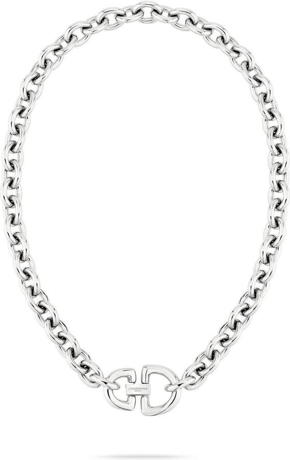 Liebeskind Berlin Ketting met hanger Sieraden cadeau roestvrijstalen halsketting The D-Link State t - Foto 2