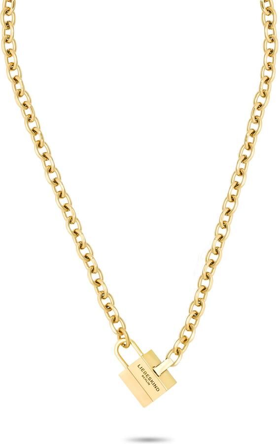 Liebeskind Berlin Ketting met hanger Sieraden cadeau roestvrijstalen halsketting The Love Bond - Foto 2