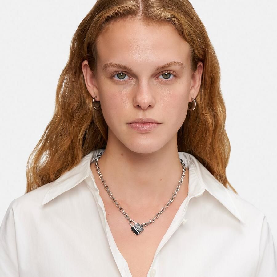 Liebeskind Berlin Ketting met hanger Sieraden cadeau roestvrijstalen halsketting The Love Bond