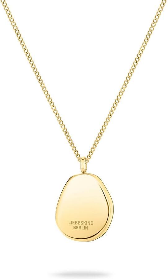 Liebeskind Berlin Ketting met hanger Sieraden cadeau roestvrijstalen halsketting The Organic - Foto 4