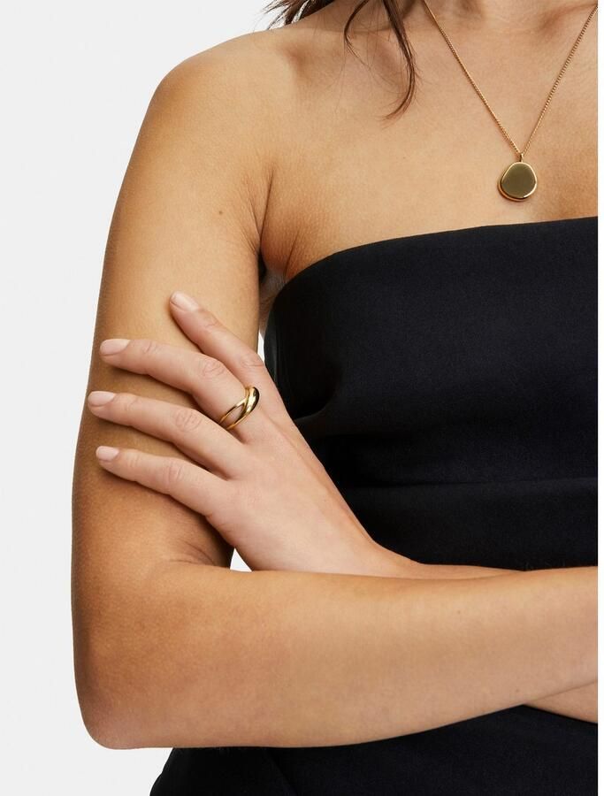 Liebeskind Berlin Ketting met hanger Sieraden cadeau roestvrijstalen halsketting The Organic - Foto 3