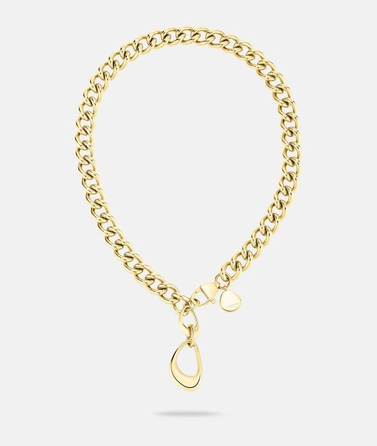 Liebeskind Berlin Ketting met hanger Sieraden cadeau roestvrijstalen halsketting The Organic