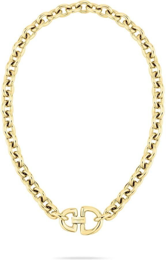 Liebeskind Berlin Ketting met hanger Sieraden cadeau roestvrijstalen halsketting The D-Link State t - Foto 4