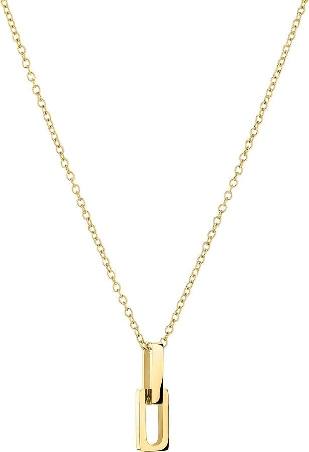 Liebeskind Berlin Ketting met hanger Sieraden Geschenk Roestvrijstalen Ketting Feestelijke Mini Schakel - Foto 4