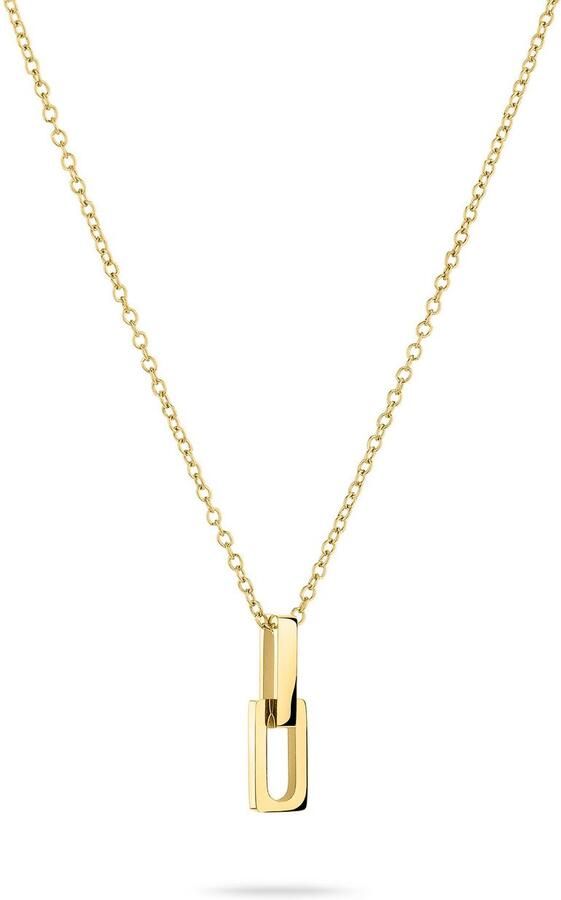 Liebeskind Berlin Ketting met hanger Sieraden Geschenk Roestvrijstalen Ketting Feestelijke Mini Schakel