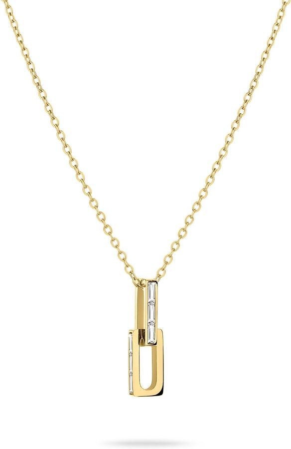 Liebeskind Berlin Ketting met hanger Sieraden roestvrijstalen ketting The Festive Mini Link Sparkle - Foto 6