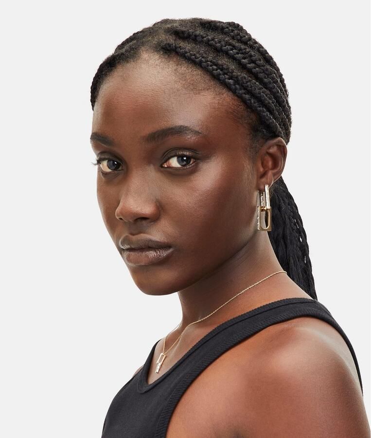 Liebeskind Berlin Ketting met hanger Sieraden roestvrijstalen ketting The Festive Mini Link Sparkle - Foto 3