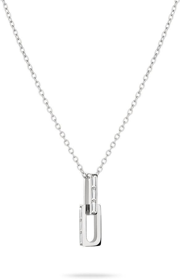 Liebeskind Berlin Ketting met hanger Sieraden roestvrijstalen ketting The Festive Mini Link Sparkle - Foto 5