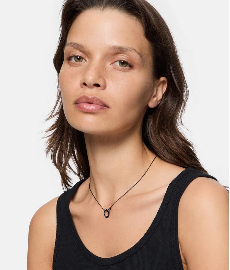 Liebeskind Berlin Ketting met hanger Sieraden roestvrijstalen ketting The Organic Twist LJ-0989 LJ-1550 LJ-1551