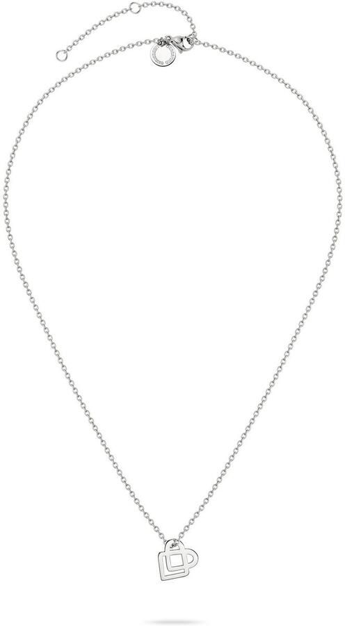 Liebeskind Berlin Ketting met hanger Sieraden RVS Halsketting Keep Loving Hart LJ-1397 LJ-1398 LJ-1399 - Foto 2