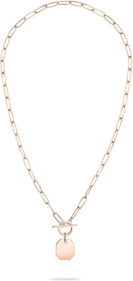 Liebeskind Berlin Ketting met hanger Sieraden RVS Halsketting The T-Bar Plate LJ-1531 LJ-1532 LJ-1533 - Foto 2