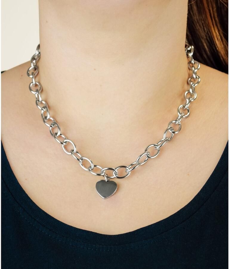 Liebeskind Berlin Ketting met hanger Sieraden RVS My Heart Hart LJ-1606 LJ-1607 LJ-1608 LJ-1609