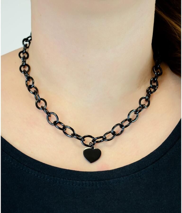Liebeskind Berlin Ketting met hanger Sieraden RVS My Heart Hart LJ-1606 LJ-1607 LJ-1608 LJ-1609