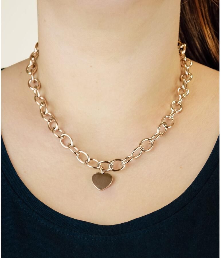 Liebeskind Berlin Ketting met hanger Sieraden RVS My Heart Hart LJ-1606 LJ-1607 LJ-1608 LJ-1609