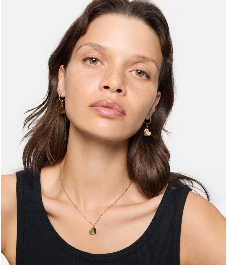 Liebeskind Berlin Ketting met hanger Sieraden RVS Urban Heart Hart LJ-1474 LJ-1475 LJ-1476 LJ-1477