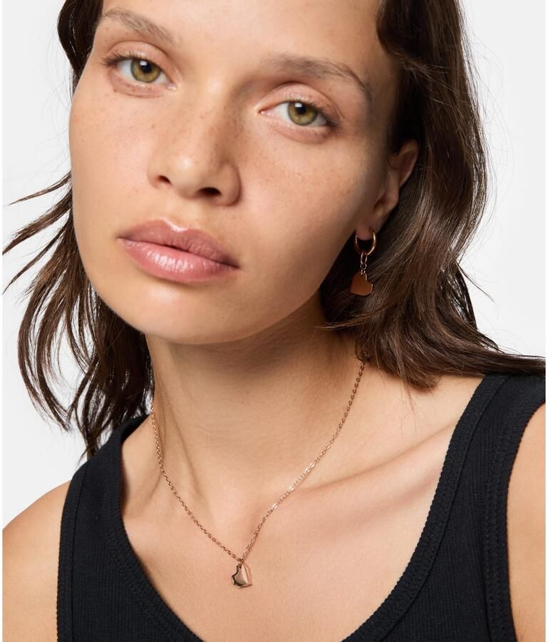 Liebeskind Berlin Ketting met hanger Sieraden RVS Urban Heart Hart LJ-1474 LJ-1475 LJ-1476 LJ-1477