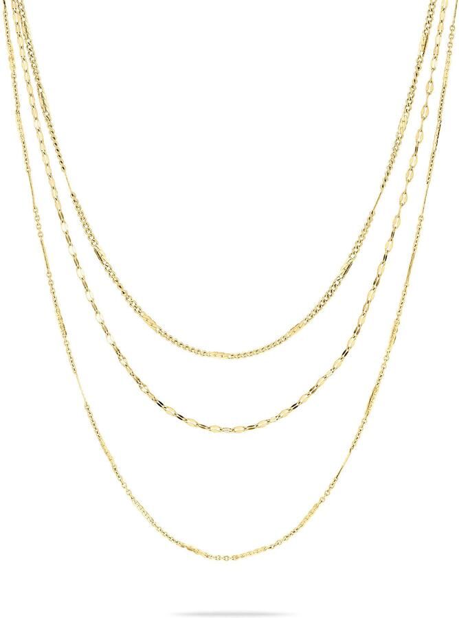 Liebeskind Berlin Ketting zonder hanger Sieraden roestvrij staal Sparkling With Layers LJ-1459 LJ-1460 LJ-1461 - Foto 3