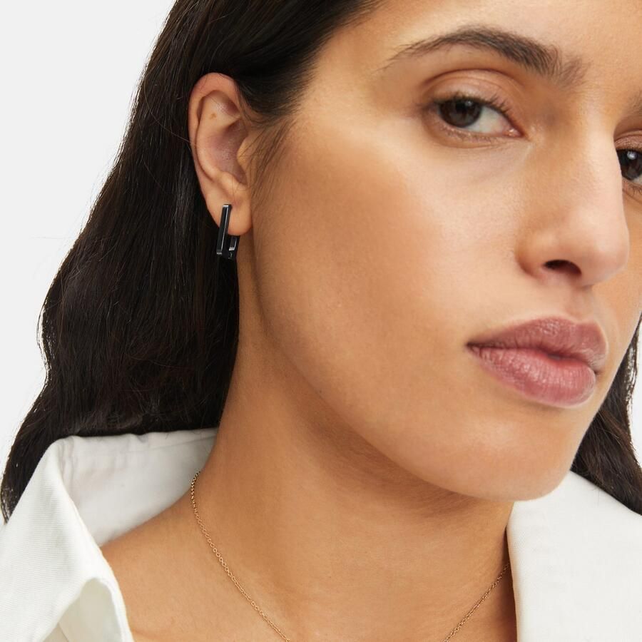 Liebeskind Berlin Paar creolen Sieraden cadeau roestvrijstalen oorbellen Mini Link LJ-1469-E-25