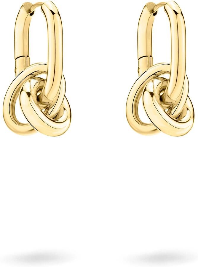 Liebeskind Berlin Paar creolen Sieraden cadeau roestvrijstalen oorbellen Modern Knot - Foto 10