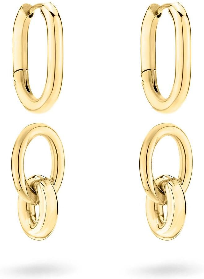 Liebeskind Berlin Paar creolen Sieraden cadeau roestvrijstalen oorbellen Modern Knot - Foto 9