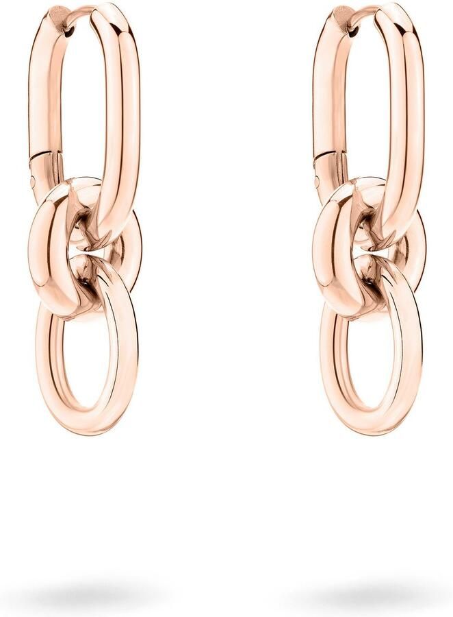 Liebeskind Berlin Paar creolen Sieraden cadeau roestvrijstalen oorbellen Modern Knot - Foto 8