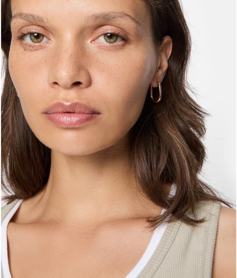 Liebeskind Berlin Paar creolen Sieraden cadeau roestvrijstalen oorbellen Modern Knot - Foto 1