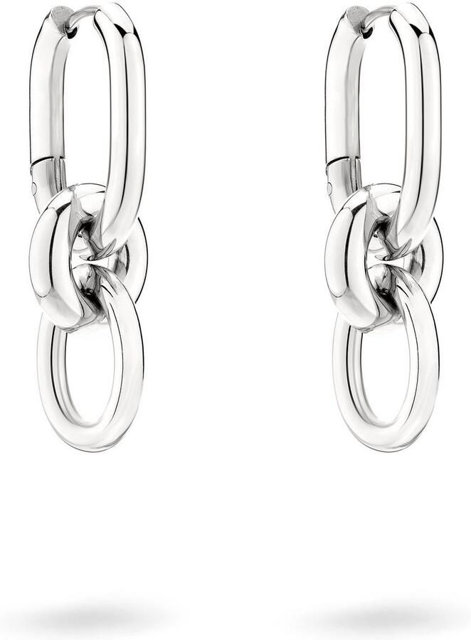 Liebeskind Berlin Paar creolen Sieraden cadeau roestvrijstalen oorbellen Modern Knot - Foto 5