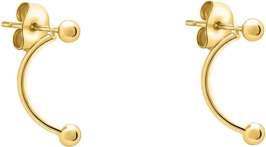 Liebeskind Berlin Paar creolen Sieraden cadeau roestvrijstalen oorbellen The Berlin Style - Foto 3