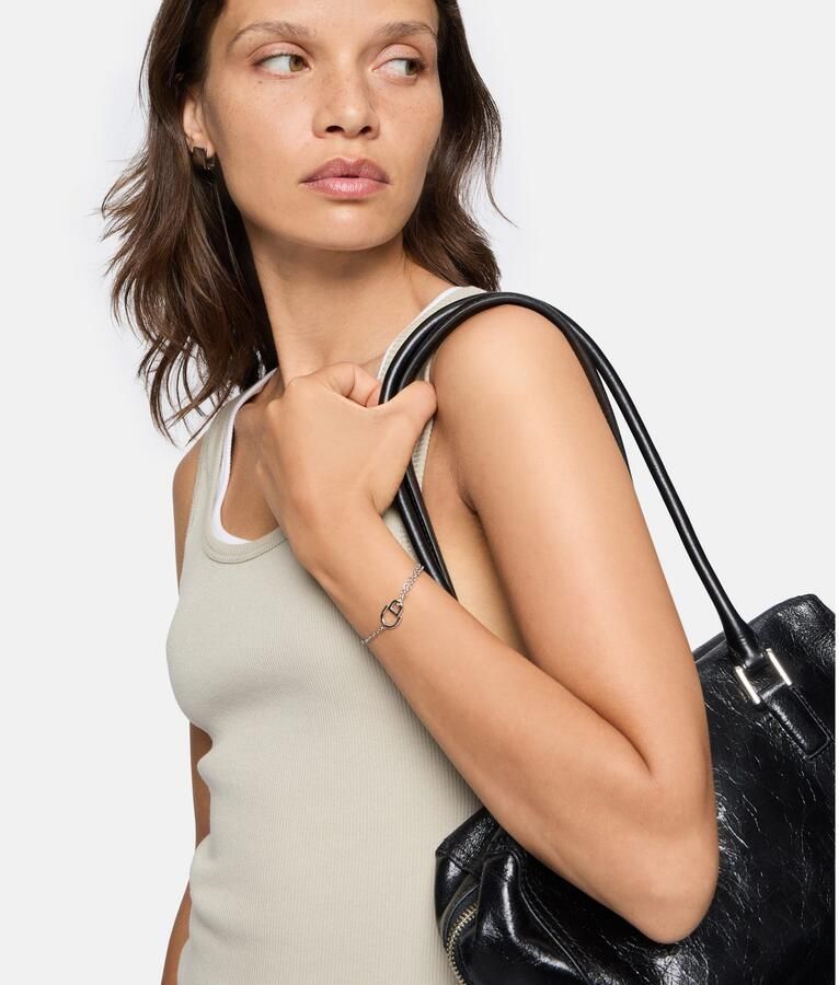 Liebeskind Berlin Paar creolen Sieraden cadeau roestvrijstalen oorbellen The Berlin Style - Foto 3