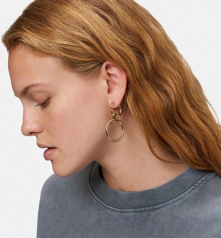 Liebeskind Berlin Paar creolen Sieraden cadeau roestvrijstalen oorbellen The D-Link State t - Foto 3