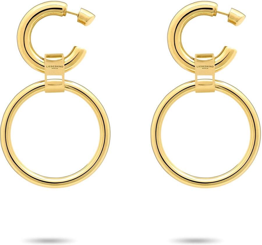 Liebeskind Berlin Paar creolen Sieraden cadeau roestvrijstalen oorbellen The D-Link State t