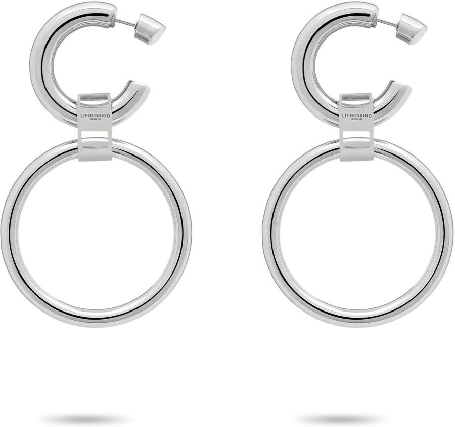 Liebeskind Berlin Paar creolen Sieraden cadeau roestvrijstalen oorbellen The D-Link State t