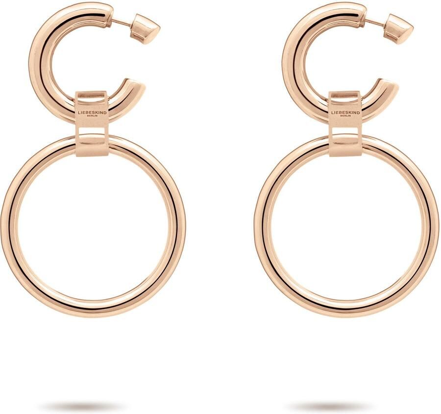 Liebeskind Berlin Paar creolen Sieraden cadeau roestvrijstalen oorbellen The D-Link State t - Foto 4