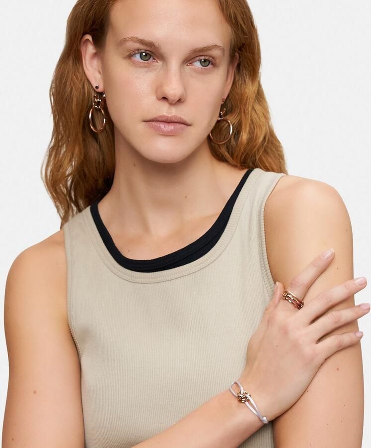 Liebeskind Berlin Armband Sieraden cadeau roestvrijstalen textiel armband The D-Link Mini