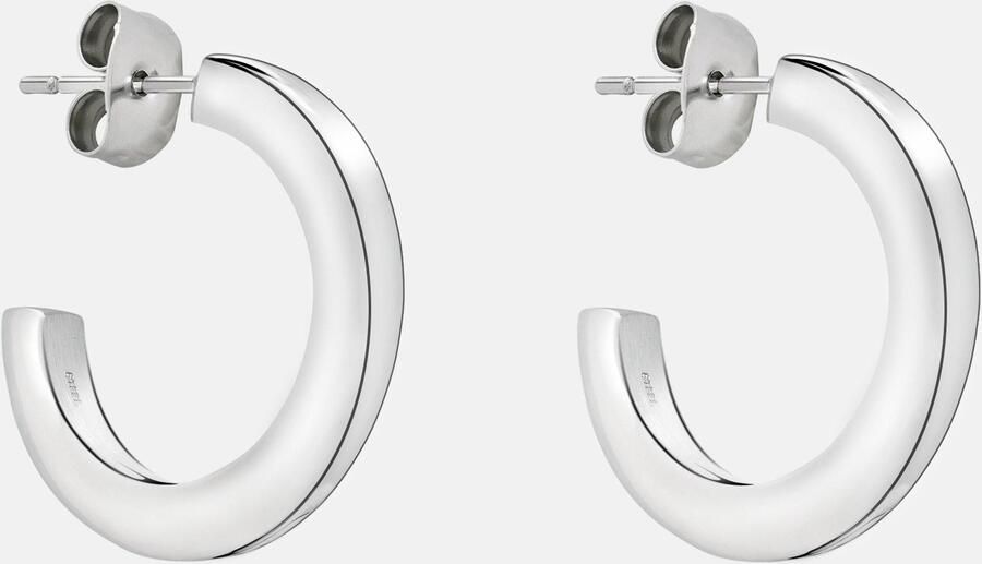 Liebeskind Berlin Paar creolen Sieraden cadeau roestvrijstalen oorbellen The Love Bond - Foto 3