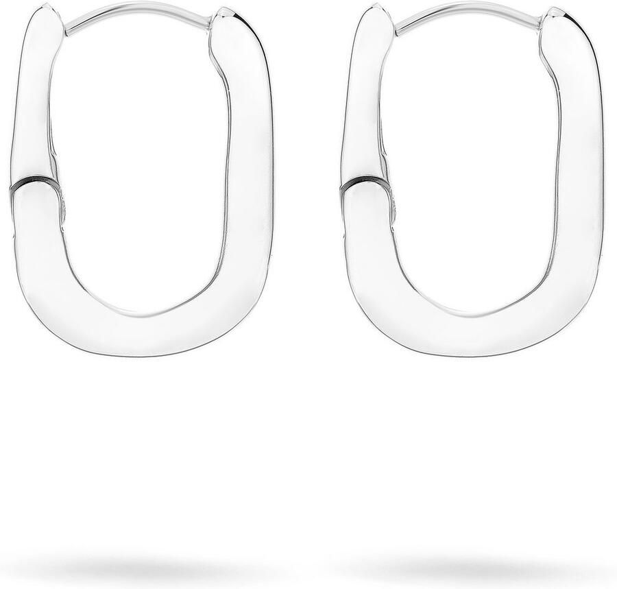 Liebeskind Berlin Paar creolen Sieraden cadeau roestvrijstalen oorbellen The Melting Organic